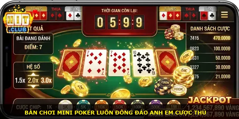 Mini poker Hitclub - ảnh 2