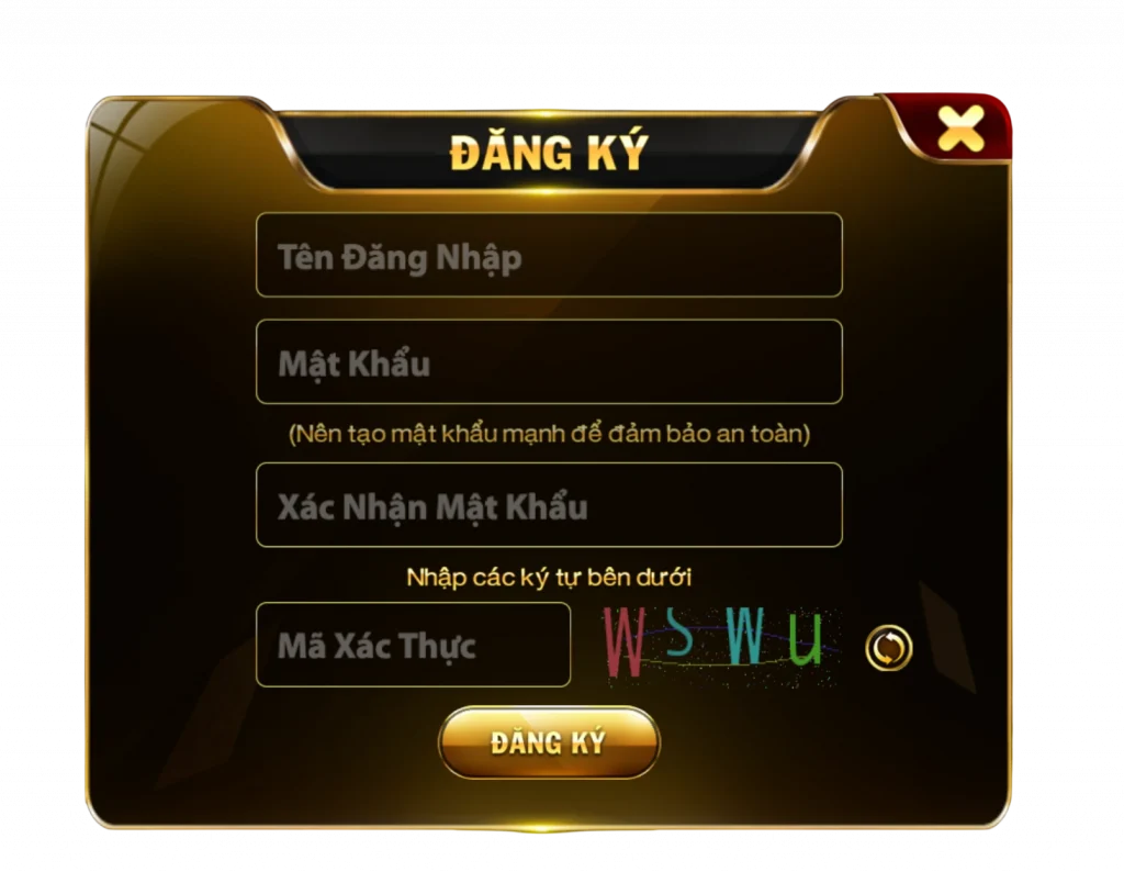 Ảnh khung đăng ký của trang Hitclub Vnic